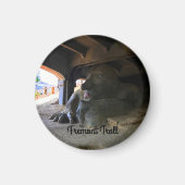 Seattle Fremont Troll #2 Round Magnet (Voorkant)