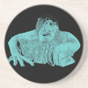 Seattle Fremont Troll Achtbaan Zandsteen Onderzetter