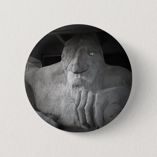 Seattle Fremont Troll Button (Voorkant)