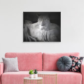 Seattle Fremont Troll Canvas (diverse formaten) Afdruk (Insitu (Woonkamer))