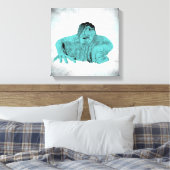 Seattle Fremont Troll Canvas (diverse maten) Afdruk (Insitu (Slaapkamer))
