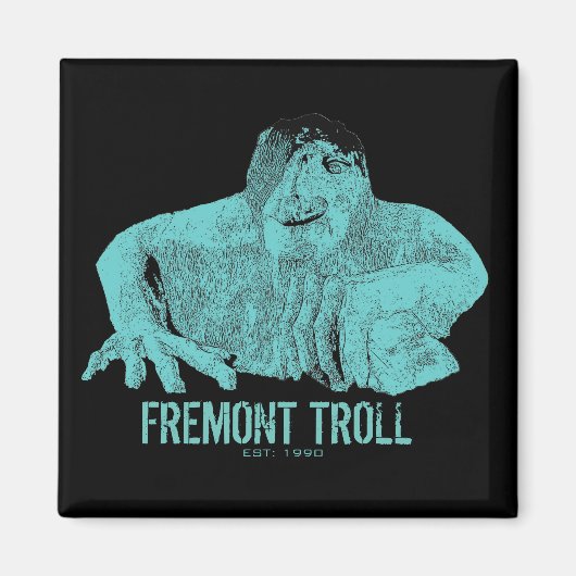 Seattle Fremont Troll Magnet (Voorkant)