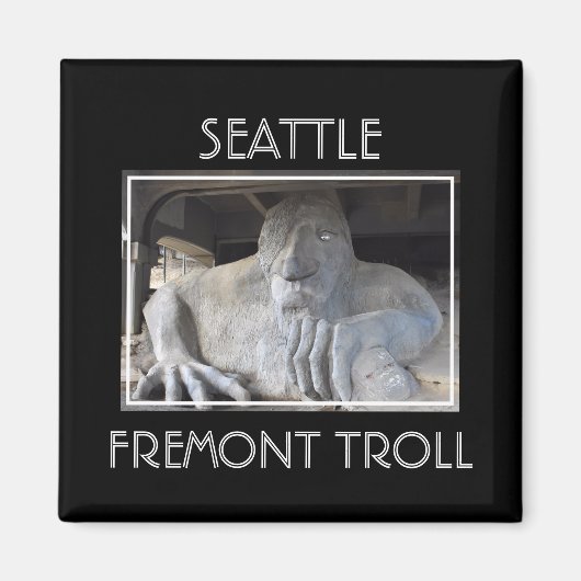 Seattle Fremont Troll Magnet (Voorkant)