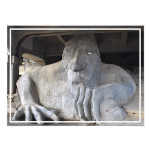Seattle Fremont Troll Photo Print (verschillende g Foto Afdruk