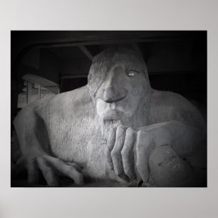 Seattle Fremont Troll Poster (diverse formaten)