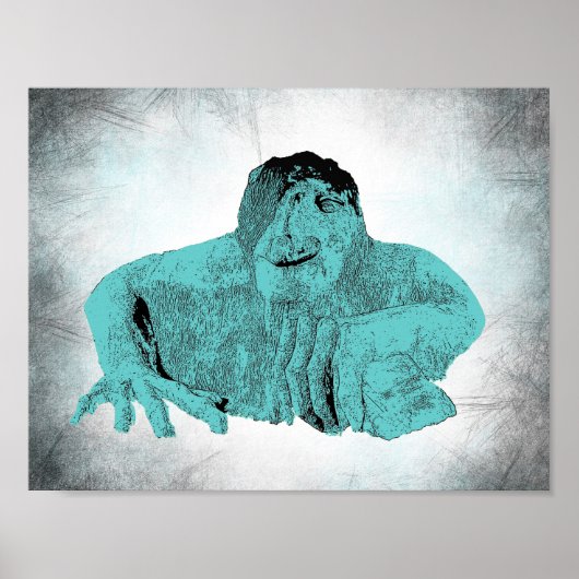 Seattle Fremont Troll Poster (diverse formaten) (Voorkant)