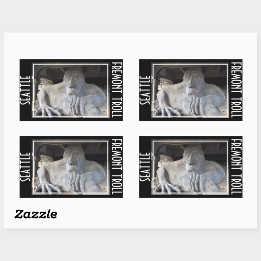 Seattle Fremont Troll Sticker (Vel)