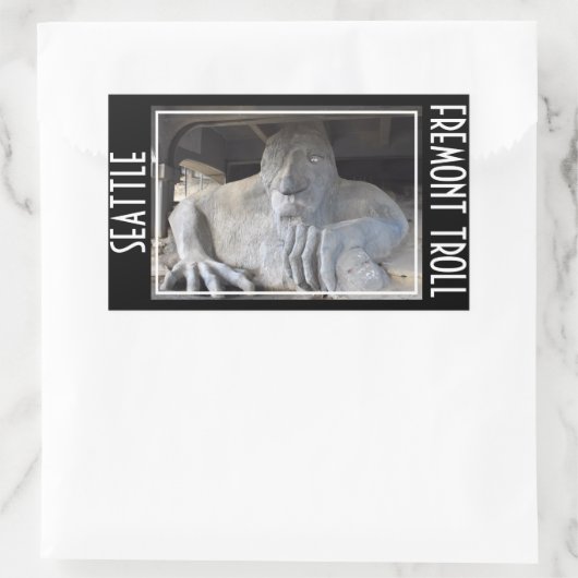 Seattle Fremont Troll Sticker (Tas)