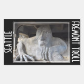 Seattle Fremont Troll Sticker (Voorkant)