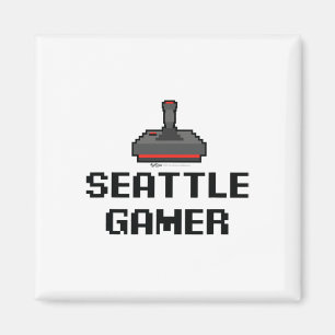 Seattle Gamer 8-bit Stad 1 Magneet