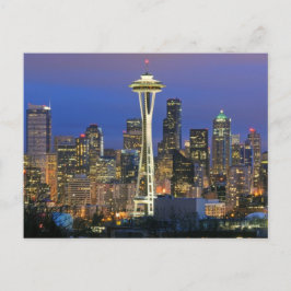 Seattle gezien vanuit Kerry Park in Queen Anne Briefkaart