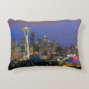 Seattle gezien vanuit Kerry Park in Queen Anne Decoratief Kussen