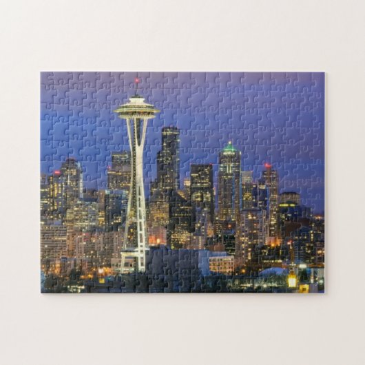 Seattle gezien vanuit Kerry Park in Queen Anne Legpuzzel (Horizontaal)