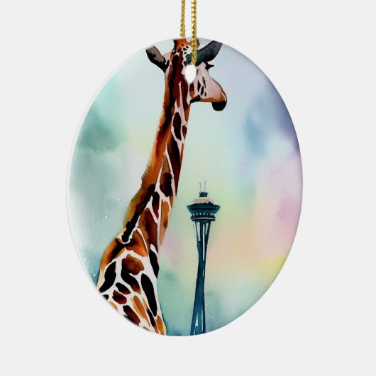 Seattle Giraffe Ornament (Rechts)