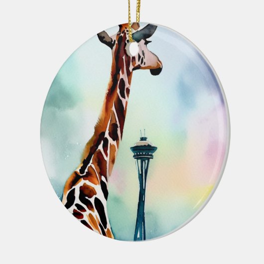 Seattle Giraffe Ornament (Links)