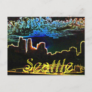 Seattle Glows Briefkaart
