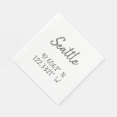 Seattle GPS-coördinaten lengtegraad Latitude Servet (Hoek)