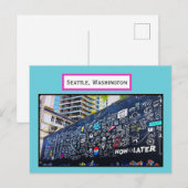Seattle Graffiti-Briefkaart Briefkaart (Voorkant / Achterkant)