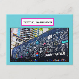 Seattle Graffiti-Briefkaart Briefkaart