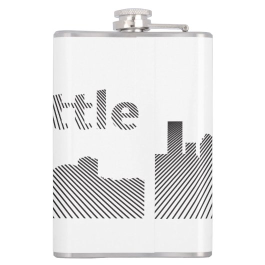 Seattle Graphic Heupfles (Achterkant)