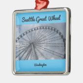 Seattle Great Wheel Puget Sound Washington Metalen Ornament (Links)