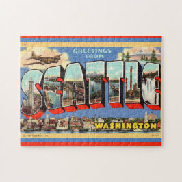 Seattle Greeting 11x14 Legpuzzel