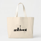 Seattle Grote Tote Bag (Voorkant)