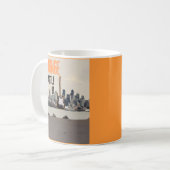 Seattle Grunge 1991 Muziek Vibe Koffiemok (Voorkant links)