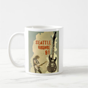 Seattle Grunge Muziek 1991 Koffiemok