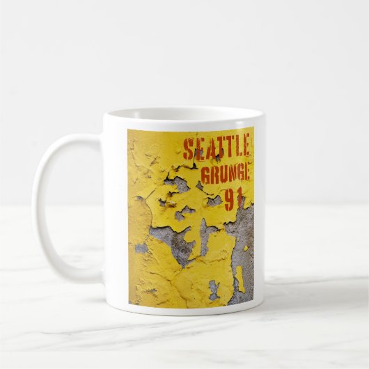 Seattle Grunge Muziek 1991 Koffiemok (Links)