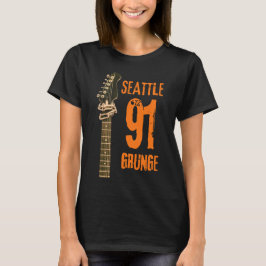 Seattle Grunge Muziek 1991 T-shirt