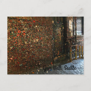 Seattle Gum Wall #1 Briefkaart