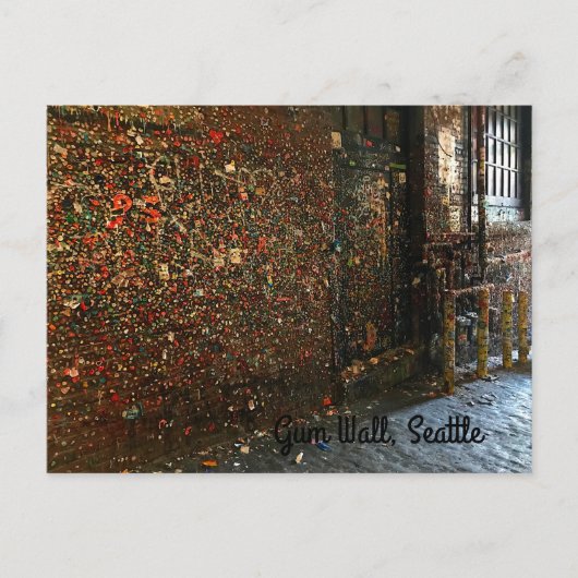 Seattle Gum Wall #1 Briefkaart (Voorkant)