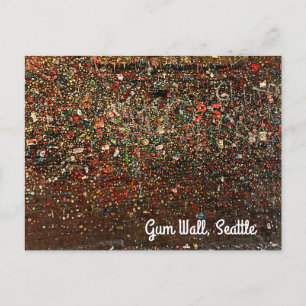 Seattle Gum Wall #2 Briefkaart