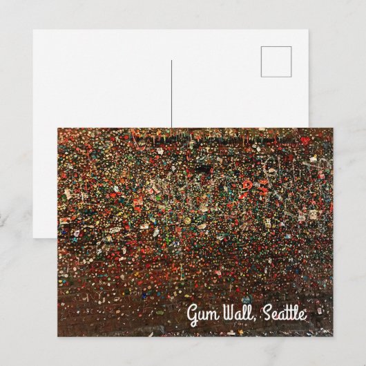 Seattle Gum Wall #2 Briefkaart (Voorkant / Achterkant)