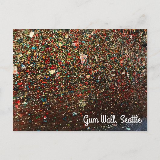 Seattle Gum Wall #3 Briefkaart (Voorkant)