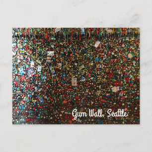 Seattle Gum Wall #4 Briefkaart