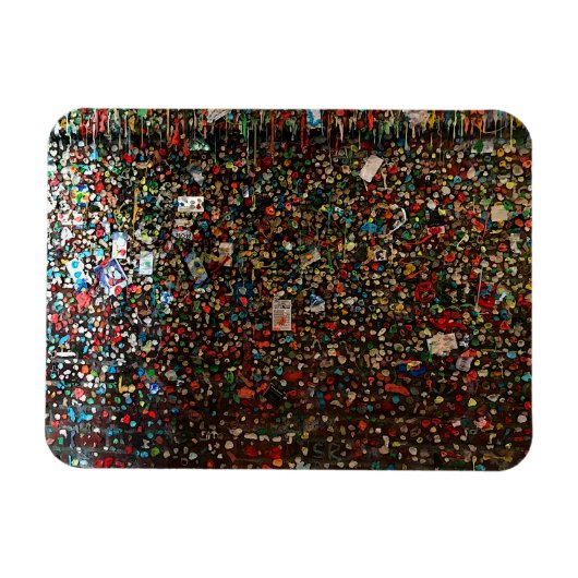 Seattle Gum Wall #4 Magnet Magneet (Horizontaal)
