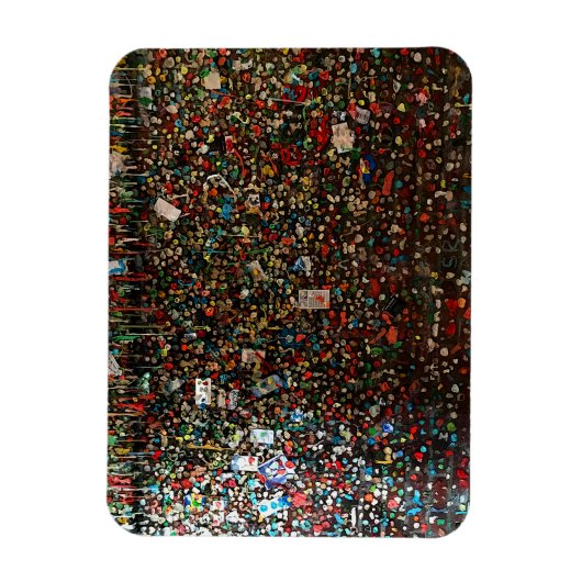 Seattle Gum Wall #4 Magnet Magneet (Verticaal)