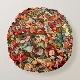 Seattle Gum Wall Rond Kussen