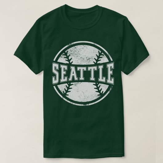 Seattle honkbal team cadeau T-shirt (Design voorkant)