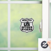 Seattle-hoofdstuk - Decal-hoofdstuklogo Raamsticker (Huis)