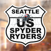 Seattle-hoofdstuk - Decal-hoofdstuklogo Raamsticker (Vel 2)