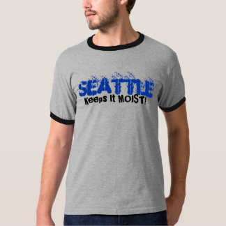 Seattle houdt het vochtig t-shirt