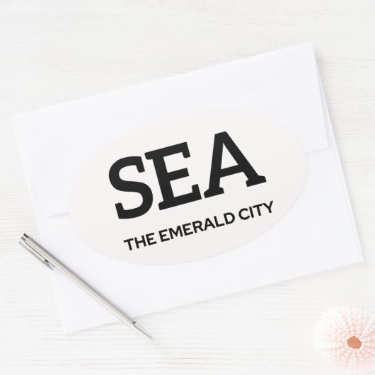 Seattle IATA Sticker 1 (Envelop)