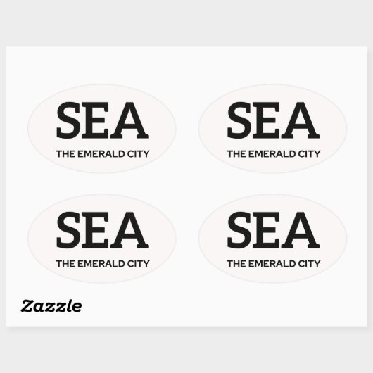 Seattle IATA Sticker 1 (Vel)