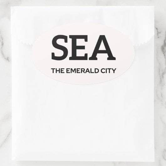 Seattle IATA Sticker 1 (Tas)