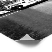 Seattle in B&W Poster (Hoek)