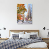Seattle in de herfst canvas afdruk (Insitu (Slaapkamer))