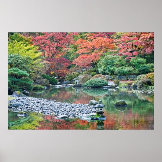 Seattle, Japanse tuin Arboretum Poster (Voorkant)